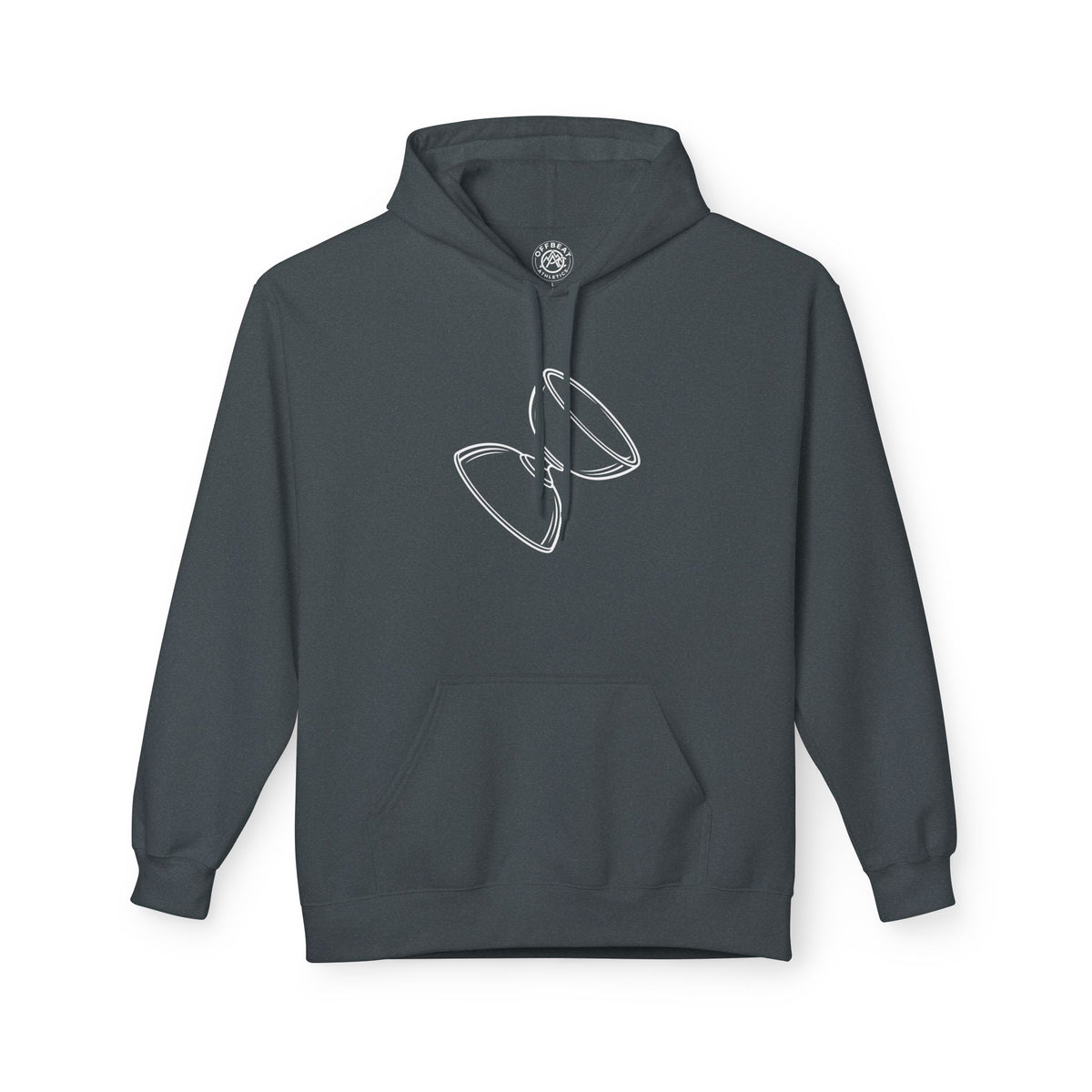 Minimalist Diabolo Fleece Hoodie