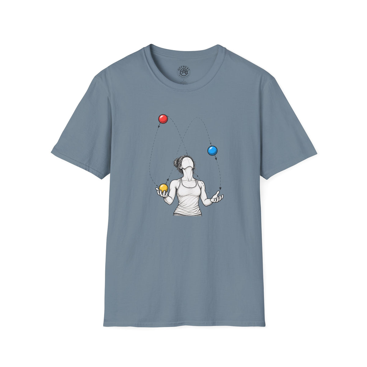 Female Juggling Pattern Shirt