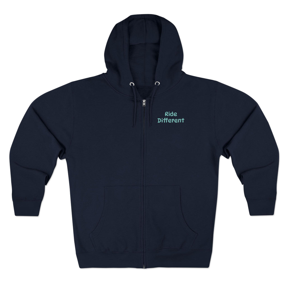Ride Different Unicycle Zip Hoodie