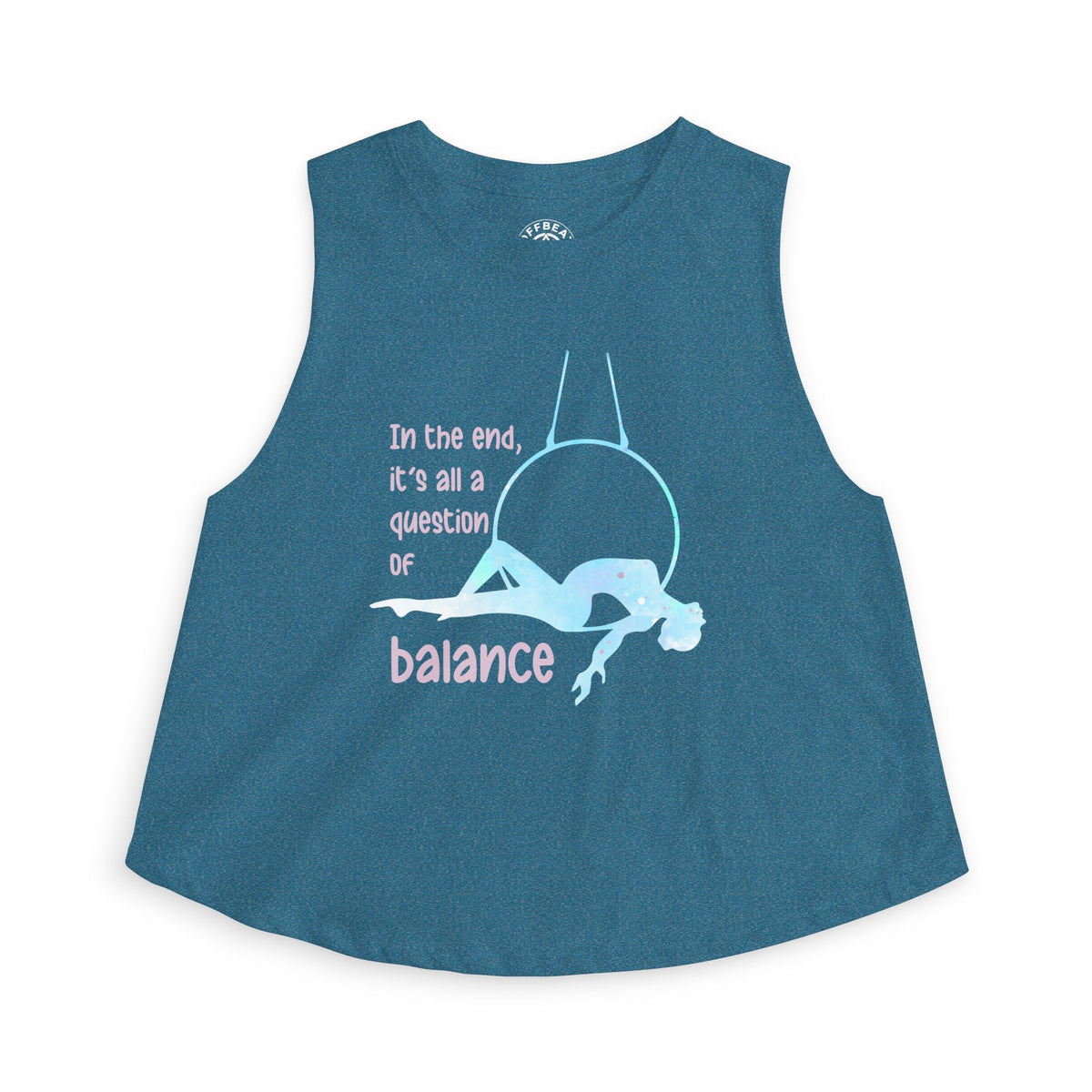 Balance Women's Crop Top — "In the end, it's all a question of balance" Graphic Tank