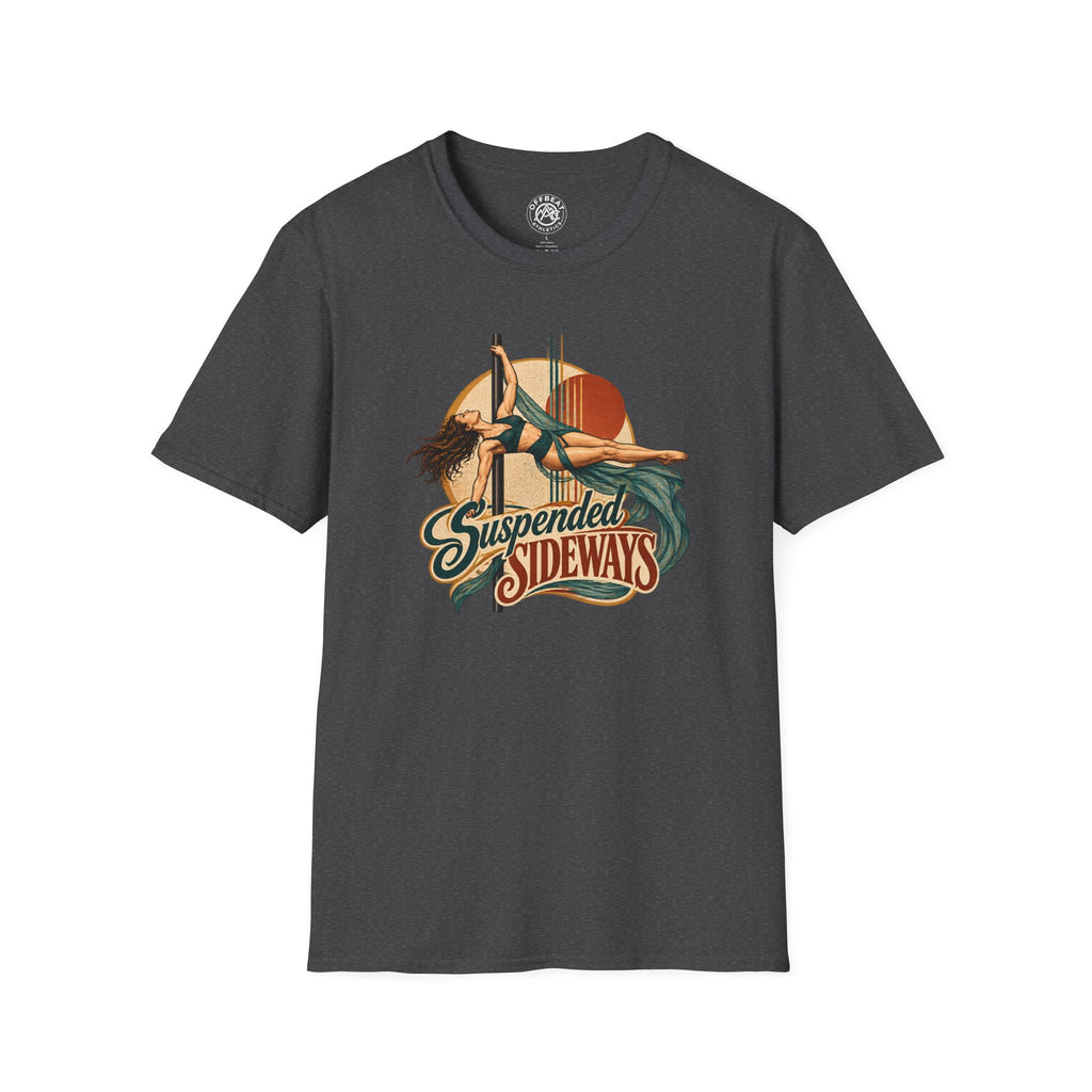 Suspended Sideways Female Pole T-Shirt