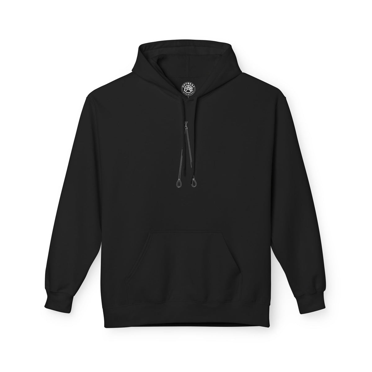 Minimalist Aerial Straps Fleece Hoodie