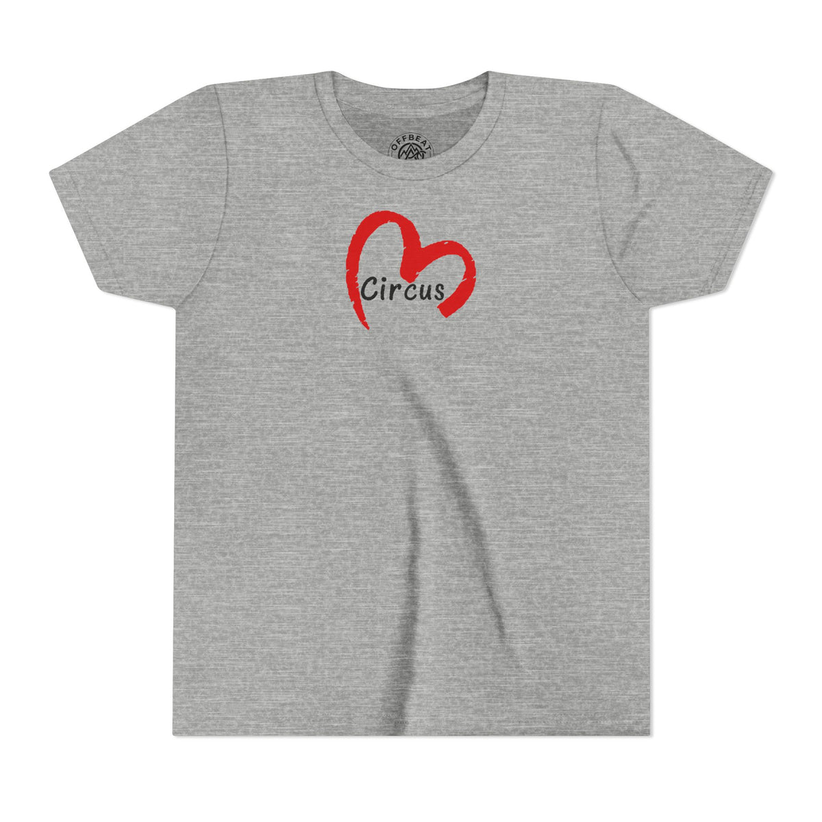 Large Heart Circus Love Youth Tee