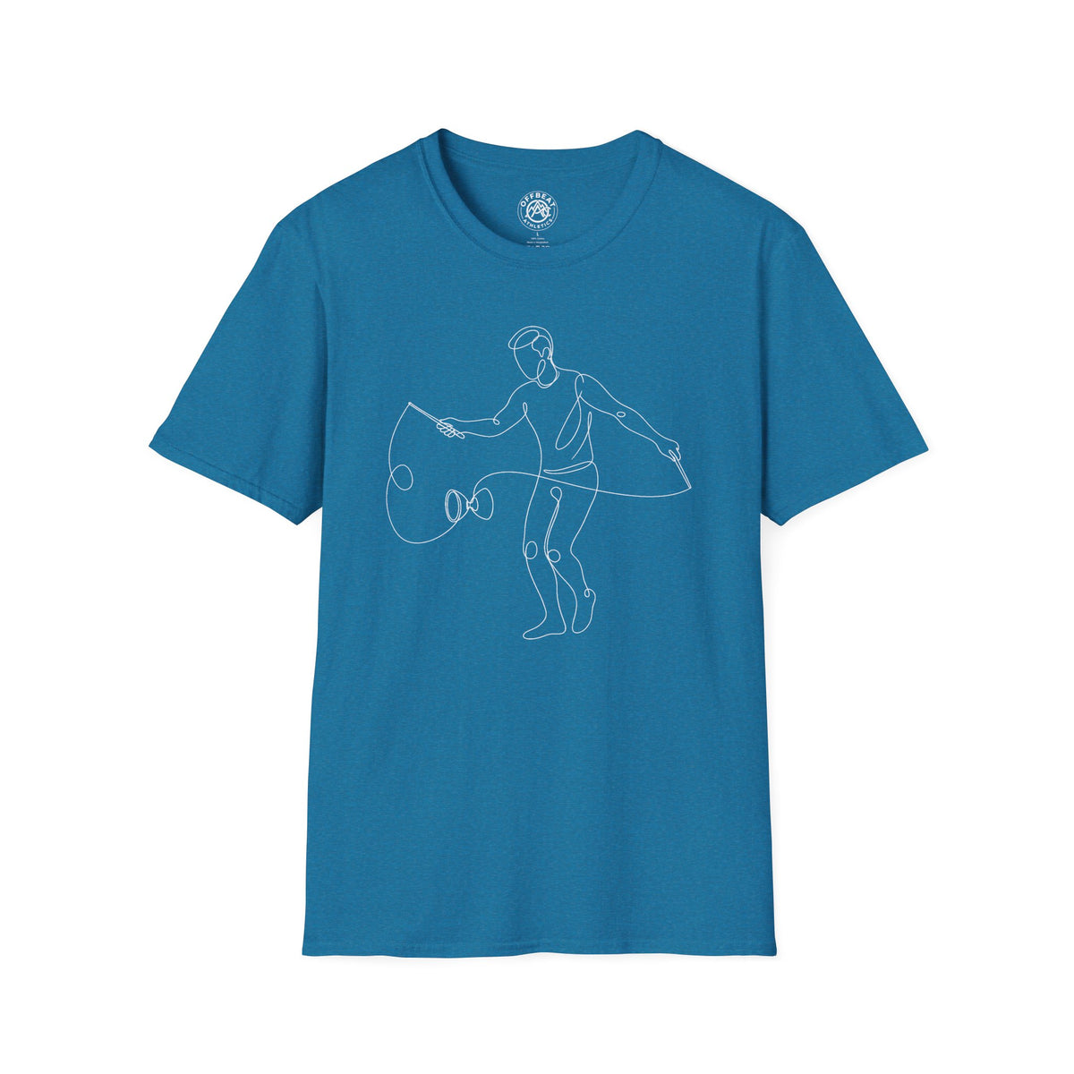 Line Art Figure Diabolo T-Shirt