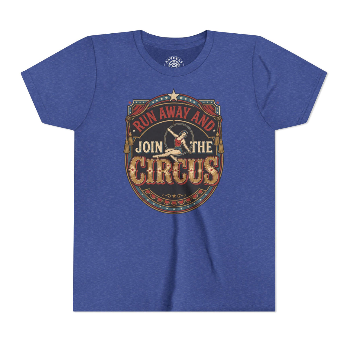 Youth Tee — "Run Away and Join the Circus" Vintage Tee