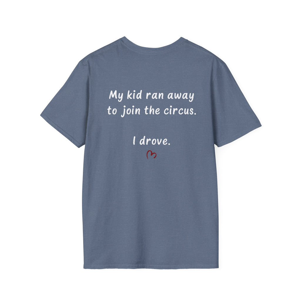 Circus Dad T-Shirt — Heart Script Tee for Family Fans