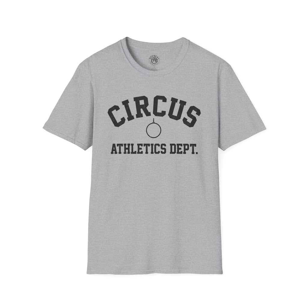 Circus Athletics Dept. T‑Shirt — Vintage Gymstyle Circus Tee