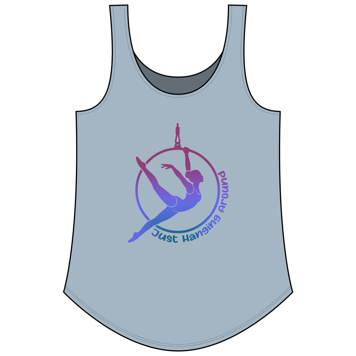 Aerial Silhouette Tank — "Just Hanging Around" Festival Tank Top