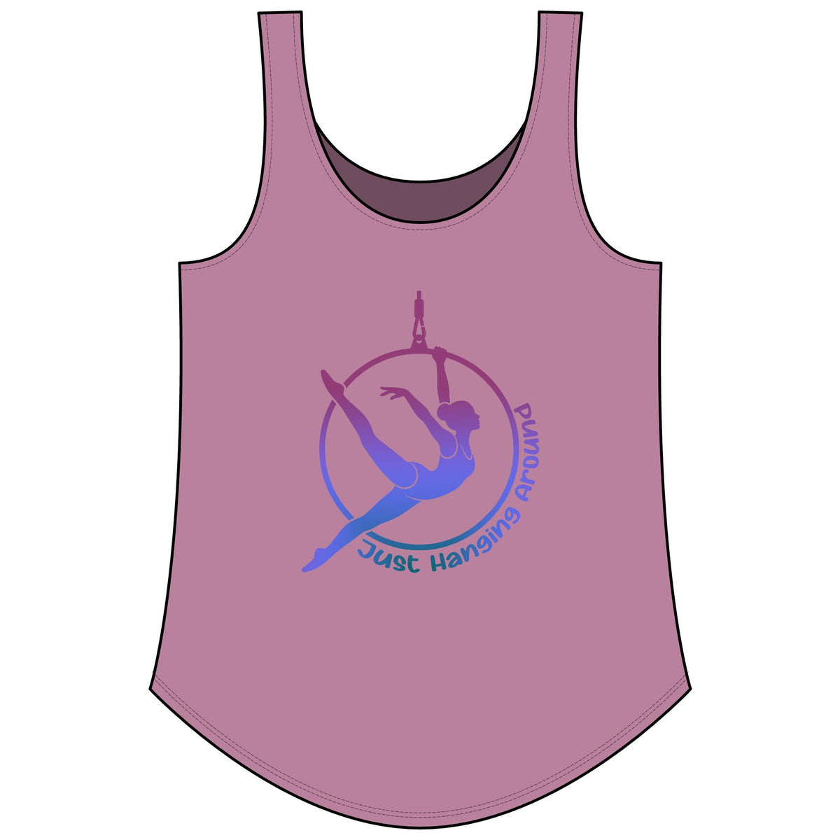 Aerial Silhouette Tank — "Just Hanging Around" Festival Tank Top