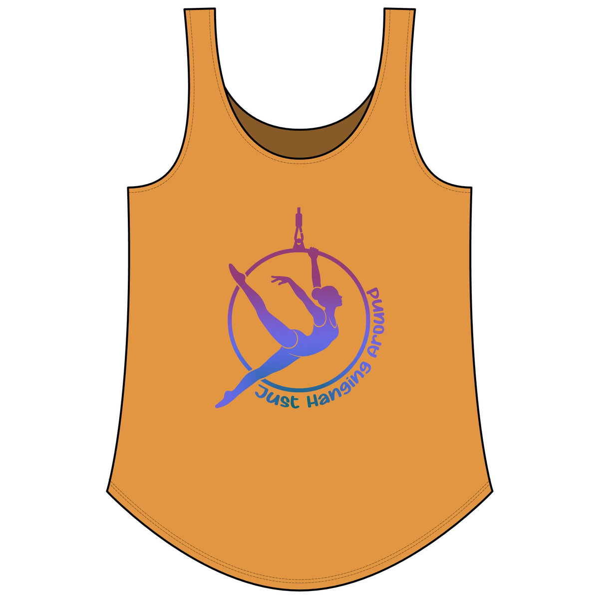 Aerial Silhouette Tank — "Just Hanging Around" Festival Tank Top