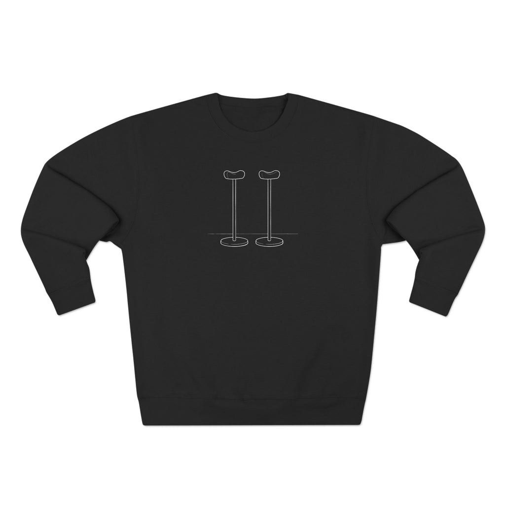Minimalist Handbalancing Canes Crewneck Sweatshirt