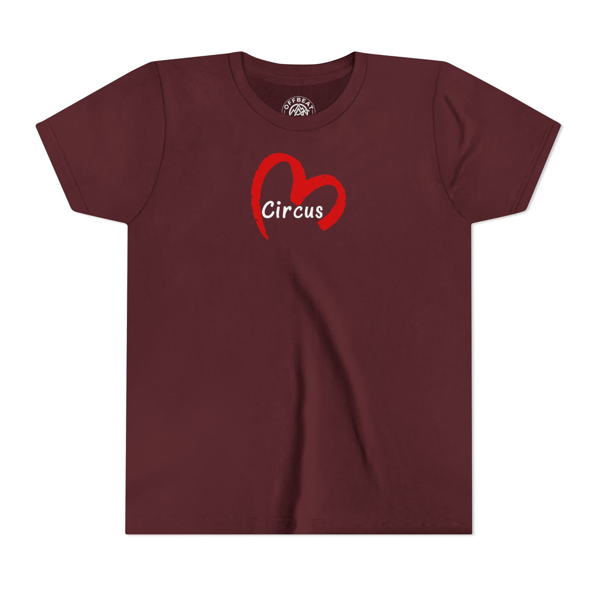 Large Heart Circus Love Youth Tee