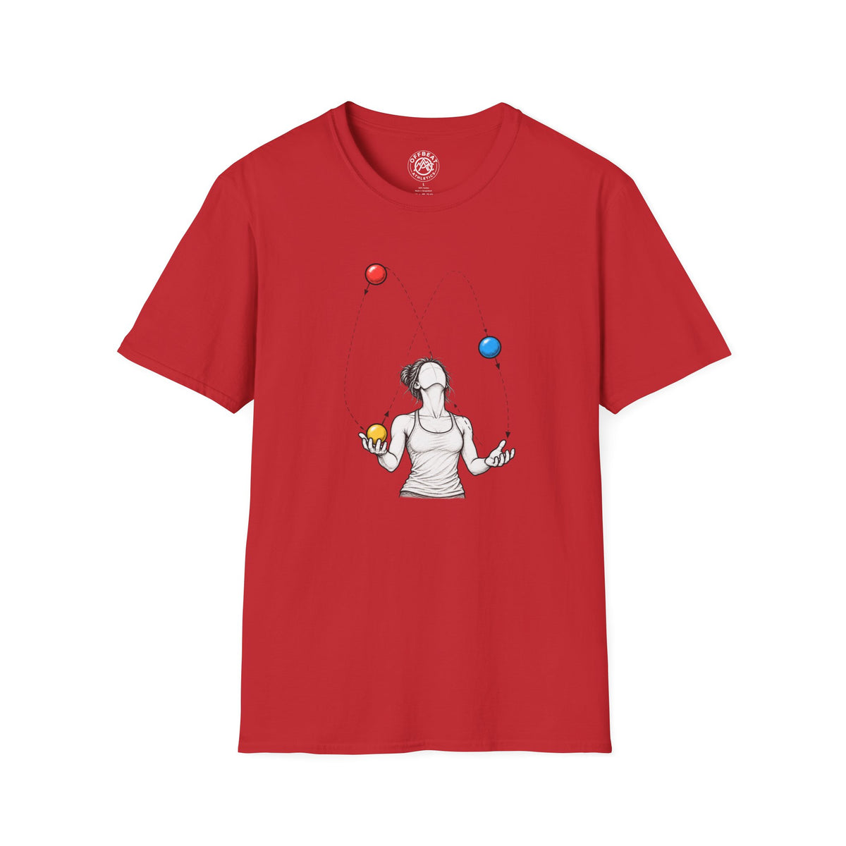 Female Juggling Pattern Shirt