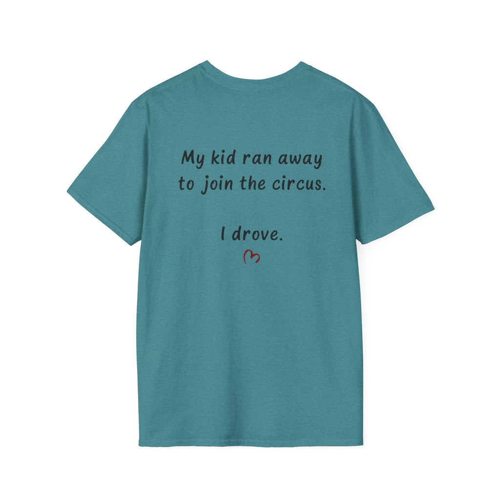 Circus Mom T-Shirt — Heart Script Tee for Family Fans