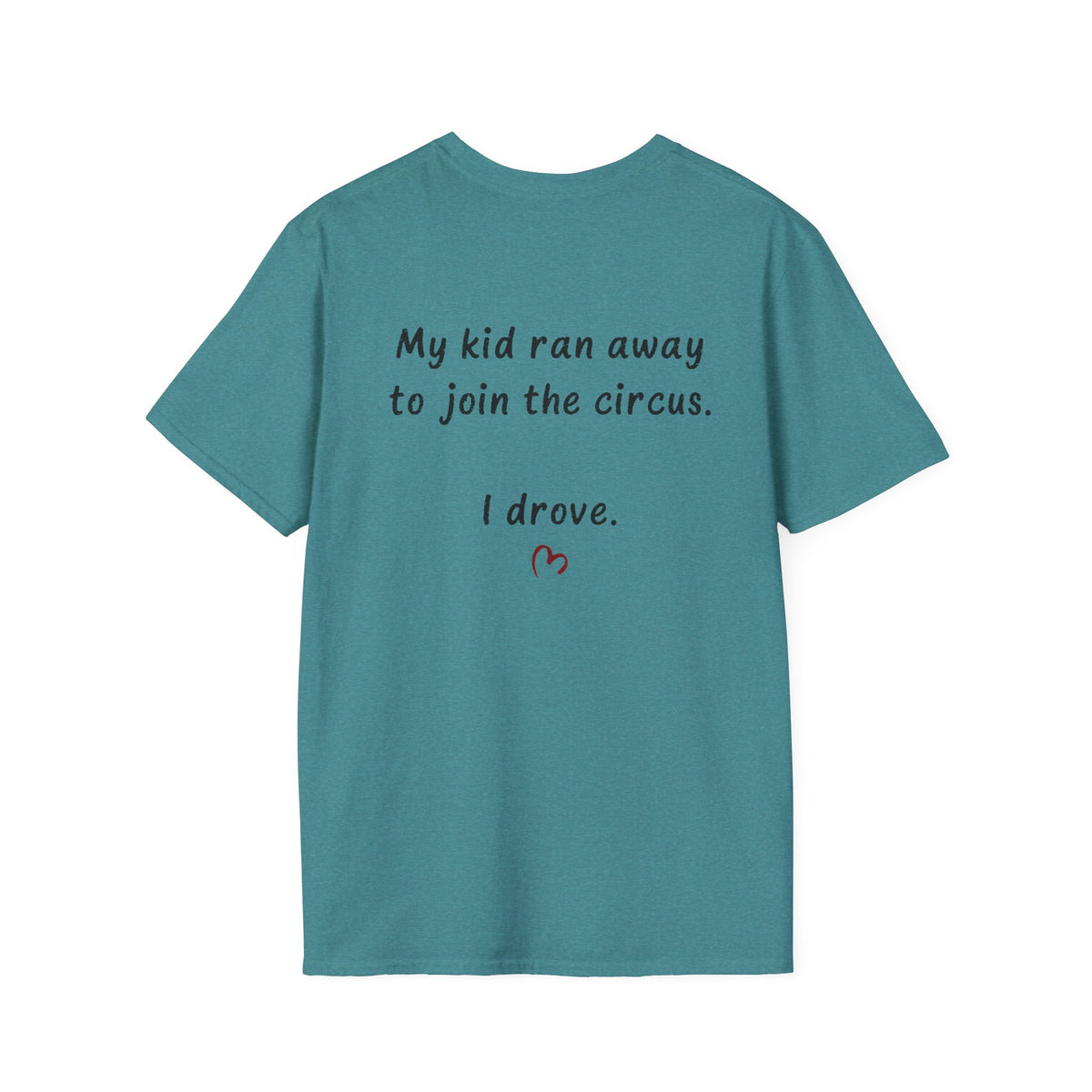 Circus Mom T-Shirt — Heart Script Tee for Family Fans