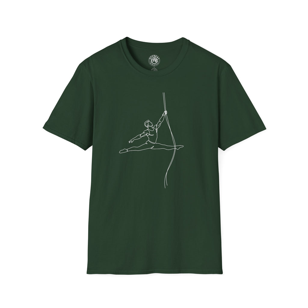 Line Art Spanish Web Masculine Figure T-Shirt