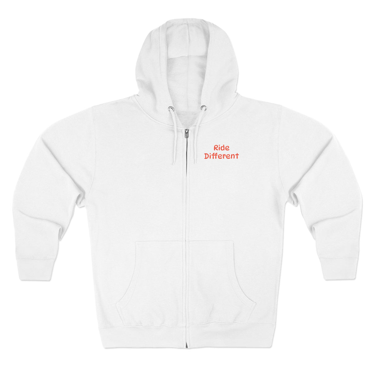 Ride Different Unicycle Zip Hoodie