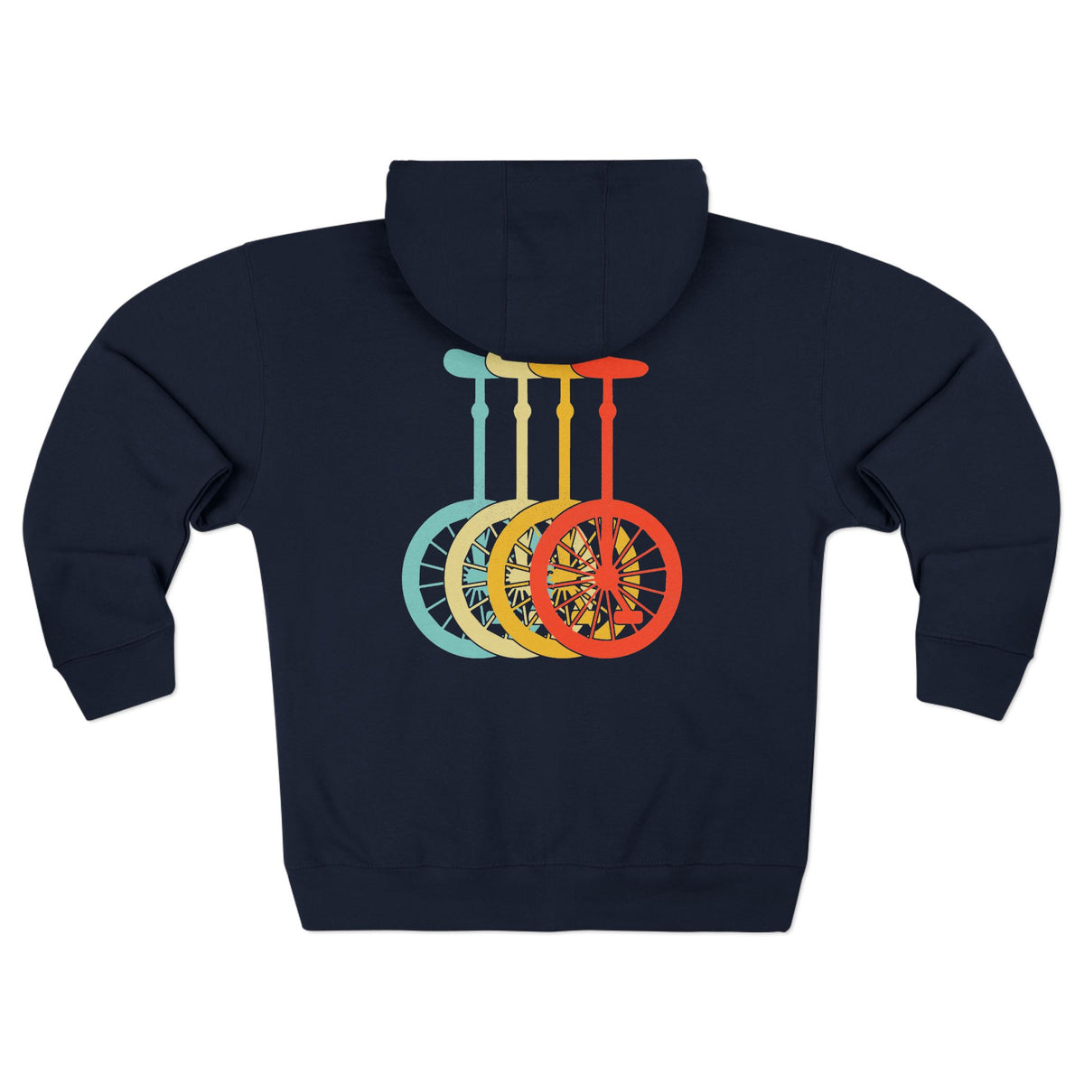 Ride Different Unicycle Zip Hoodie