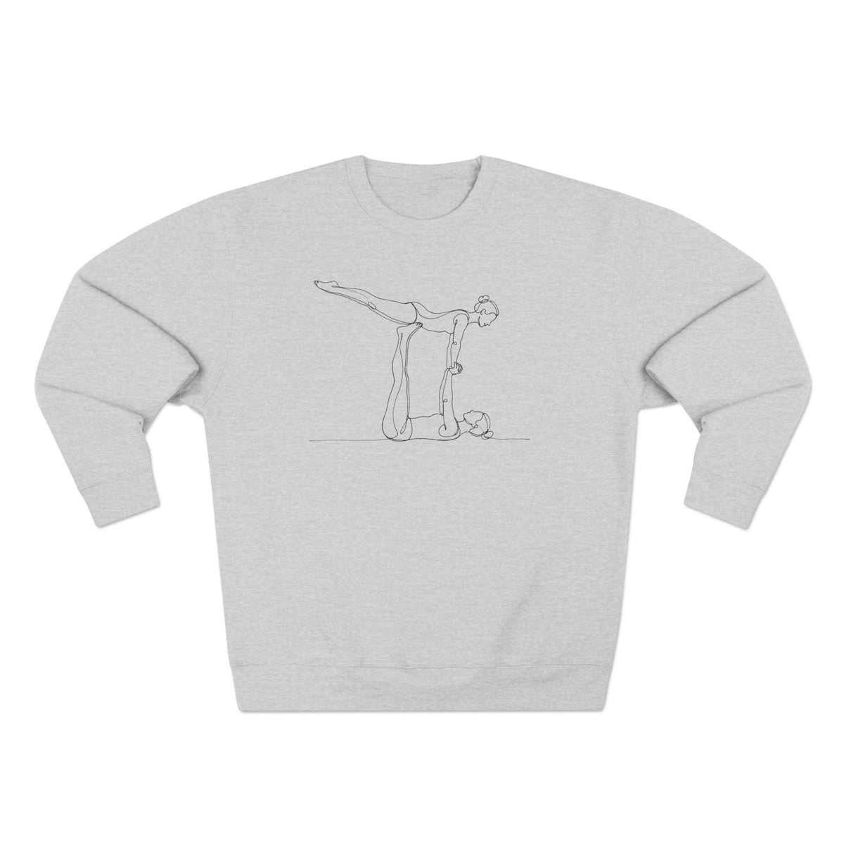 Risley Line Art | Female Base & Female Flyer Crewneck Sweatshirt