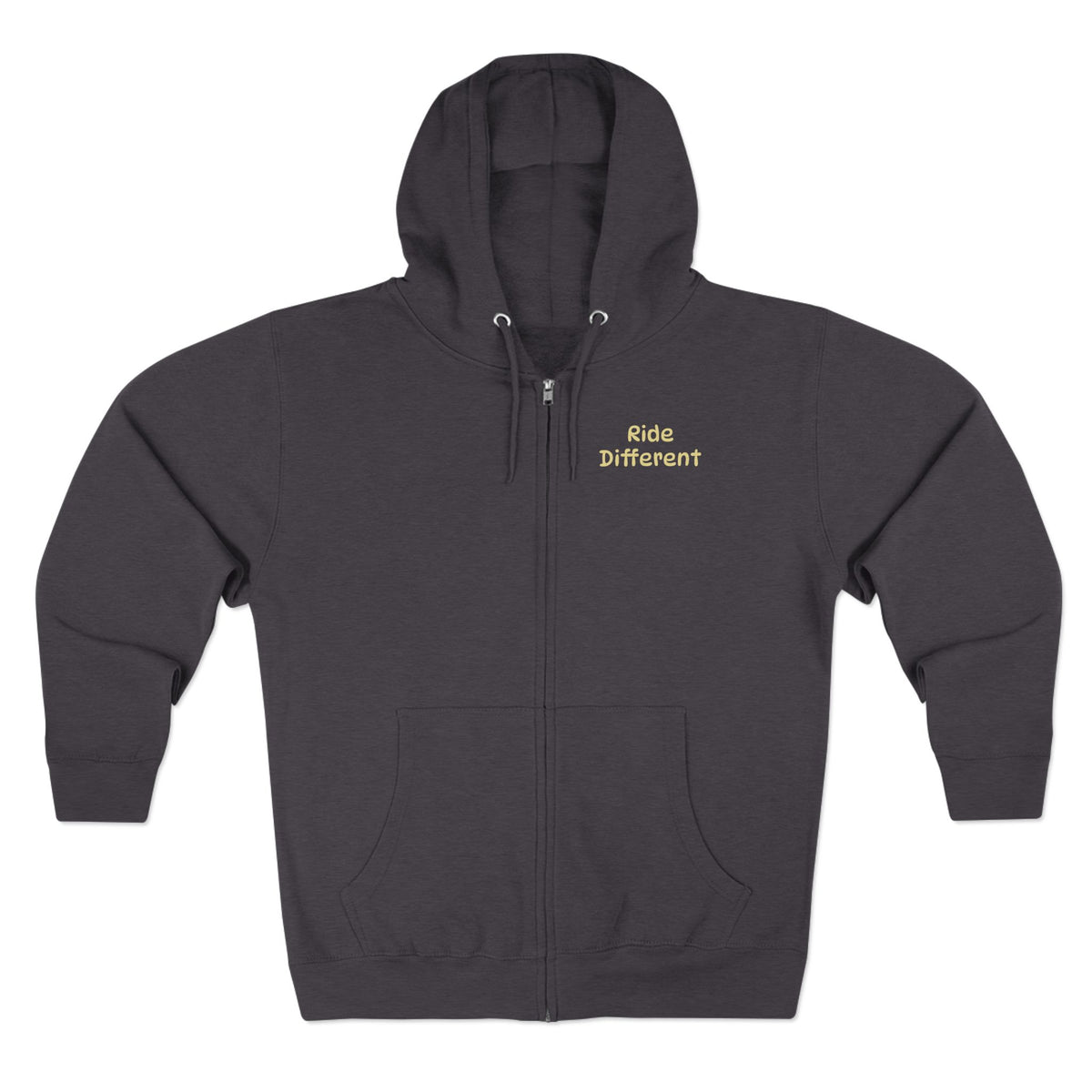 Ride Different Unicycle Zip Hoodie