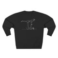 Risley Line Art | Female Base & Male Flyer Crewneck Sweatshirt