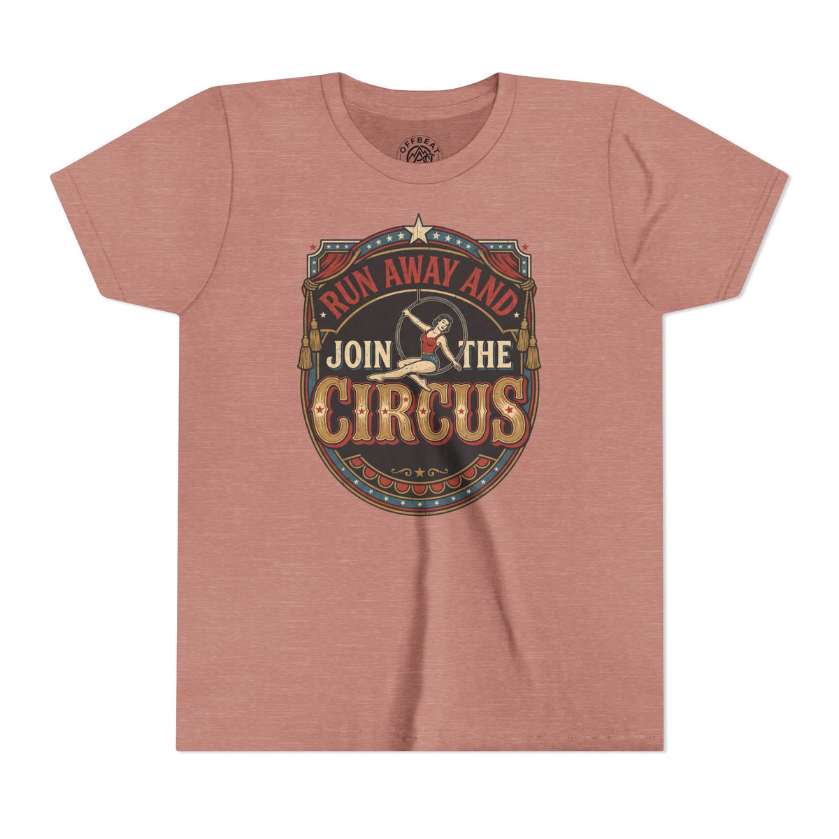 Youth Tee — "Run Away and Join the Circus" Vintage Tee
