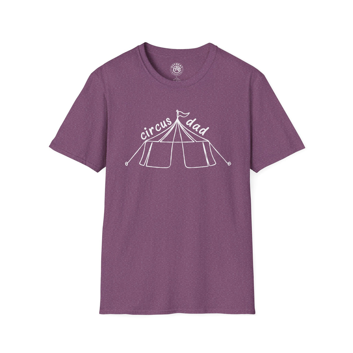 Circus Dad T-Shirt – Hand-Drawn Circus Tent Fathers' Tee