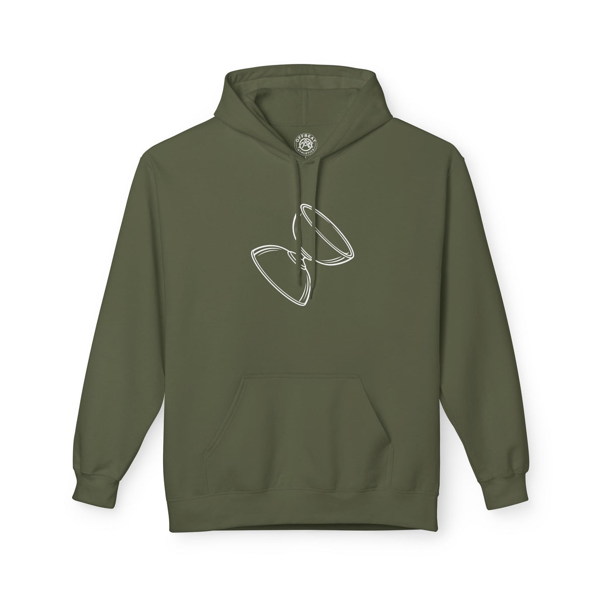 Minimalist Diabolo Fleece Hoodie