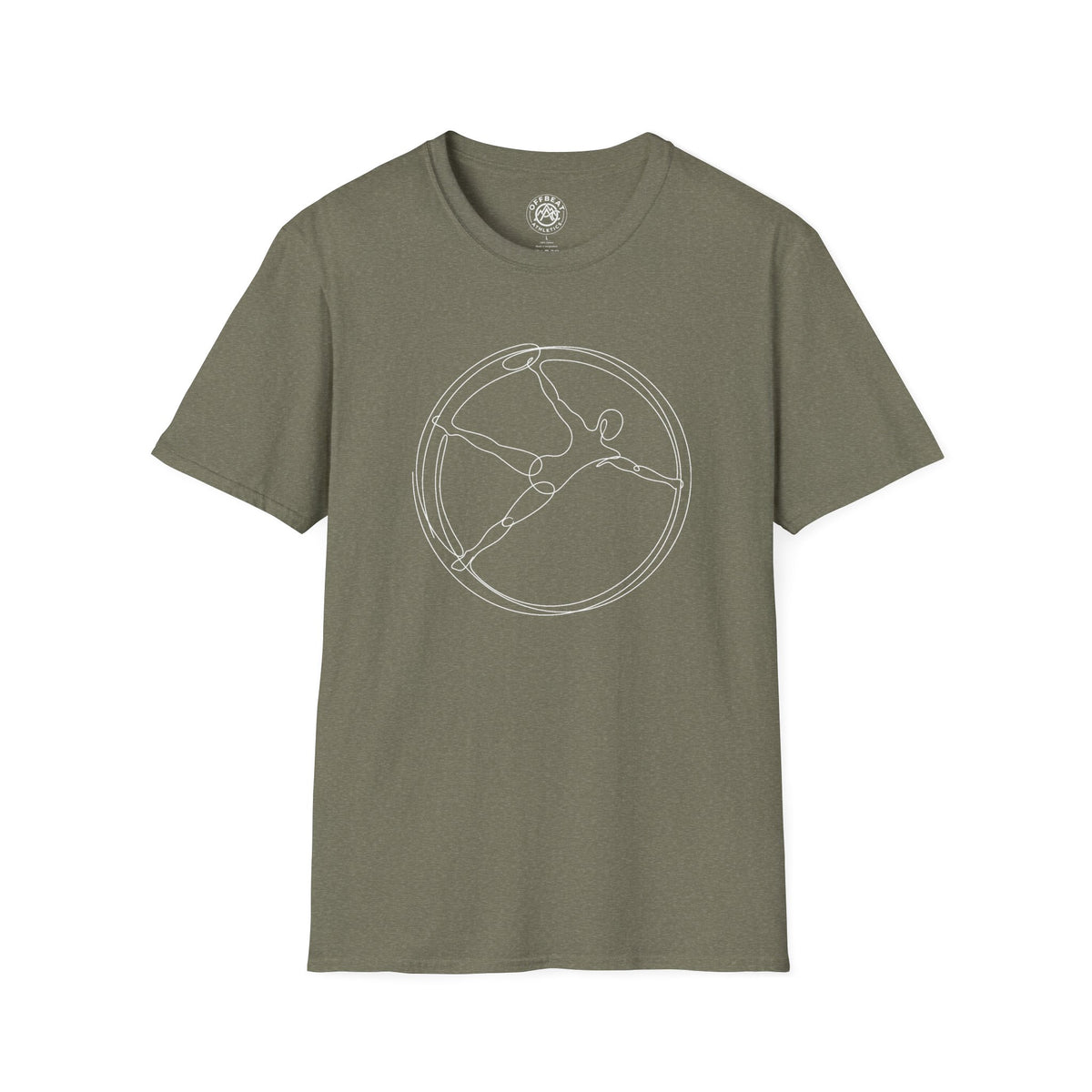 Line Art German Gym Wheel T-Shirt