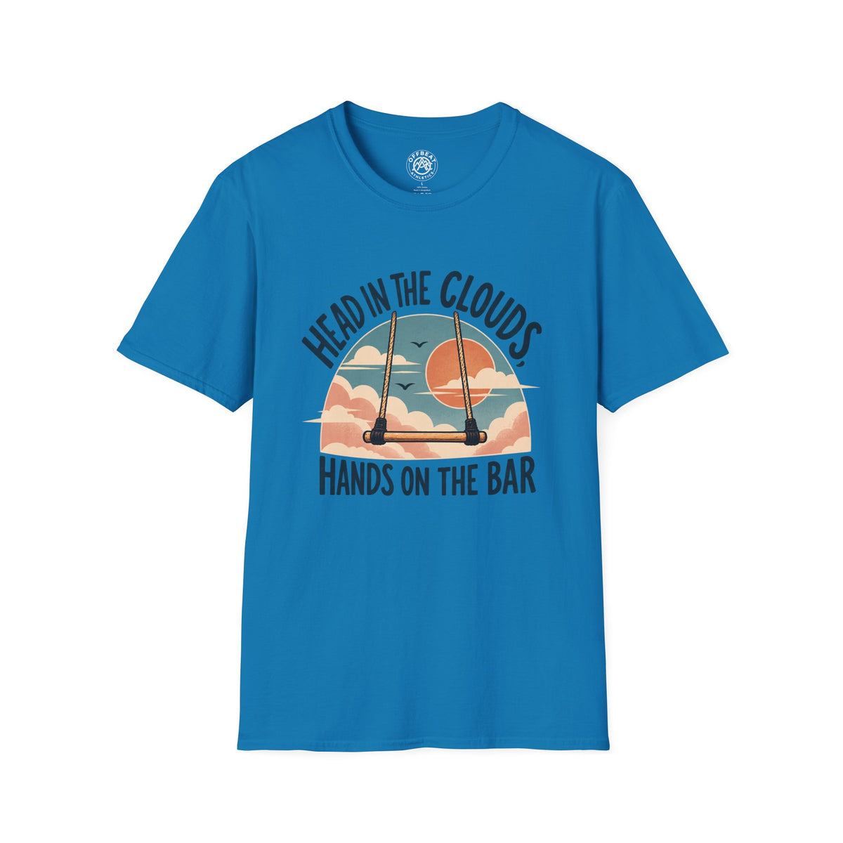 Head in the Clouds, Hands on the Bar Trapeze T-Shirt