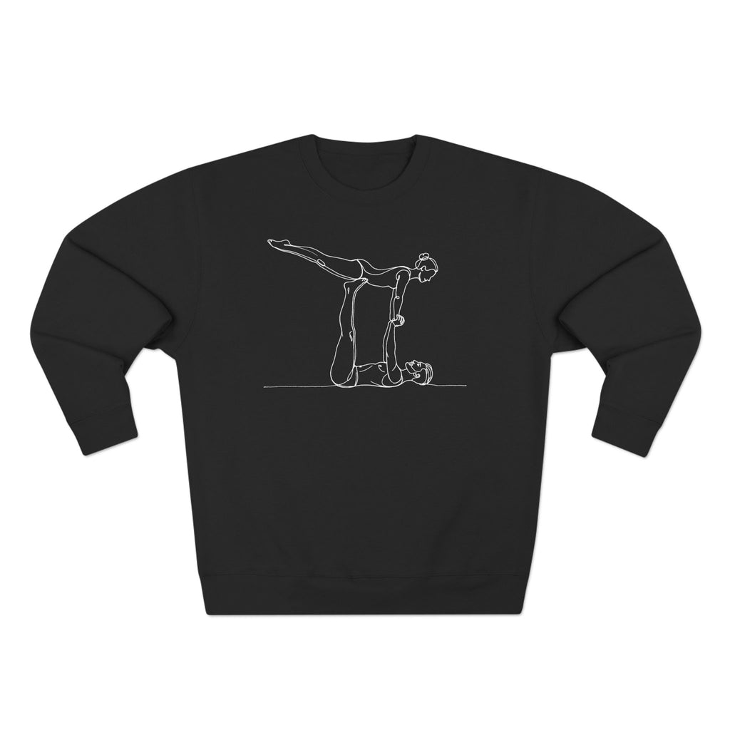 Risley Line Art | Male Base & Female Flyer Crewneck Sweatshirt