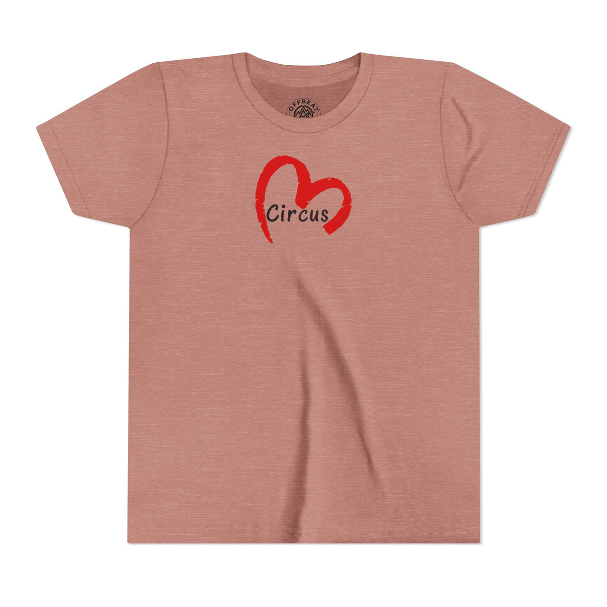 Large Heart Circus Love Youth Tee