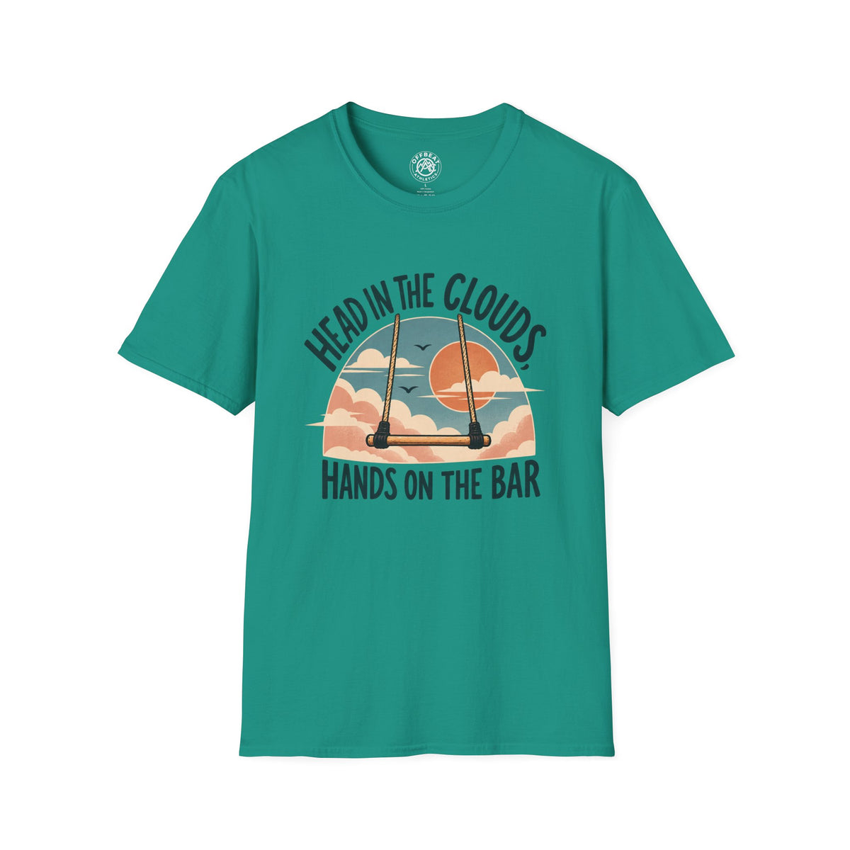 Head in the Clouds, Hands on the Bar Trapeze T-Shirt