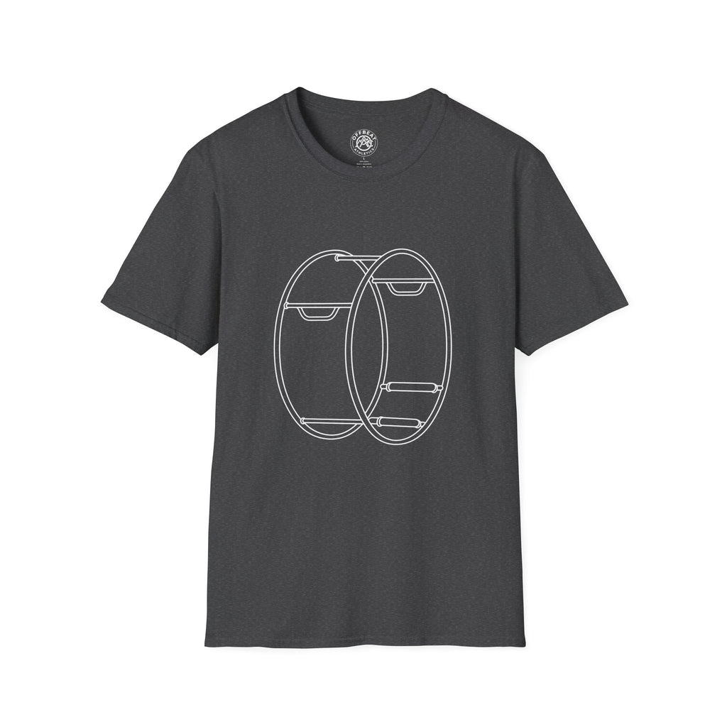 Minimalist German Gym Wheel T-Shirt