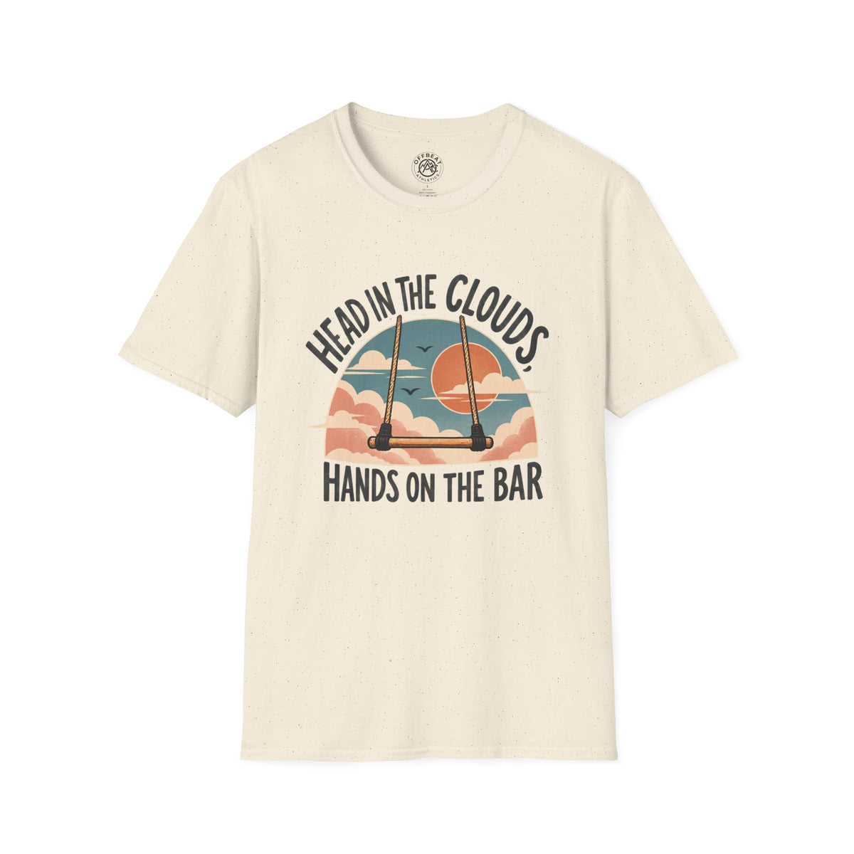 Head in the Clouds, Hands on the Bar Trapeze T-Shirt