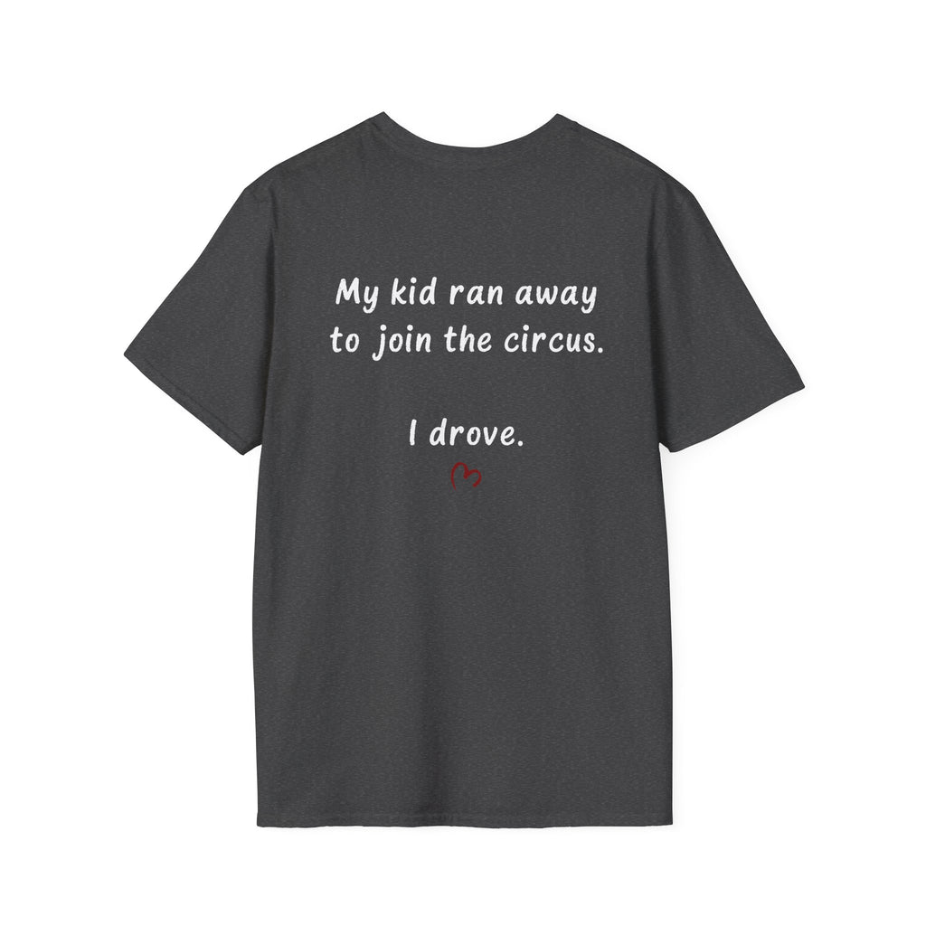 Circus Dad T-Shirt — Heart Script Tee for Family Fans