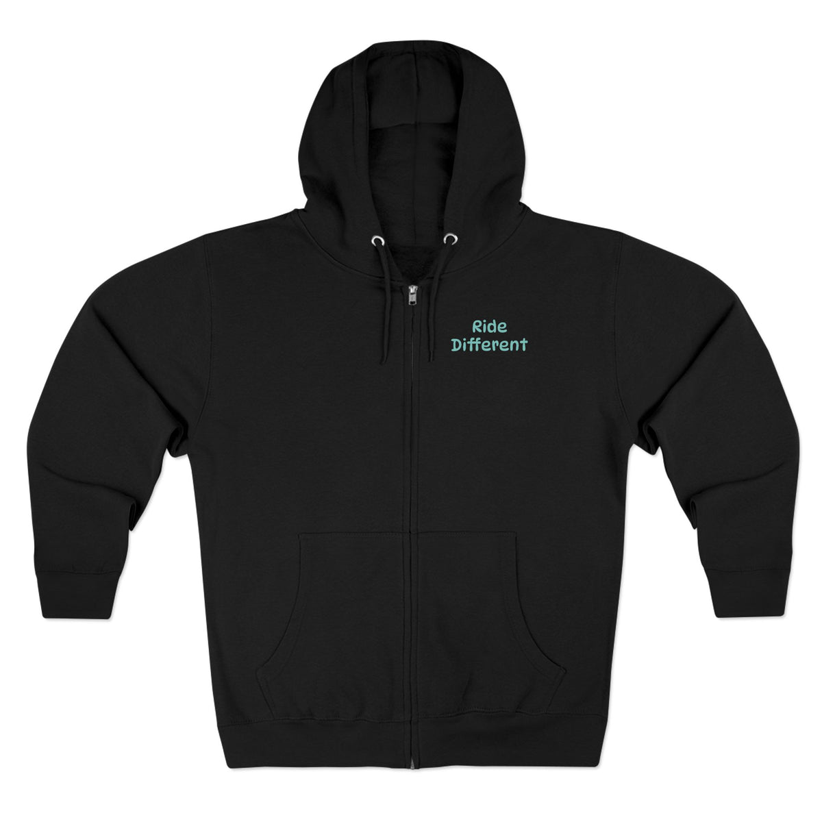 Ride Different Unicycle Zip Hoodie