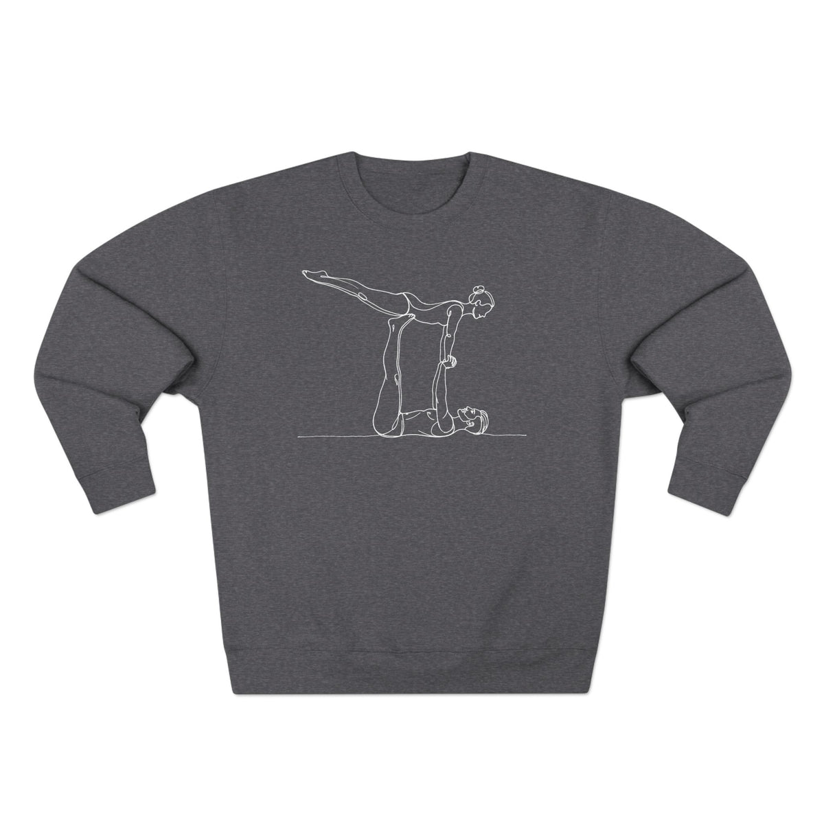 Risley Line Art | Male Base & Female Flyer Crewneck Sweatshirt