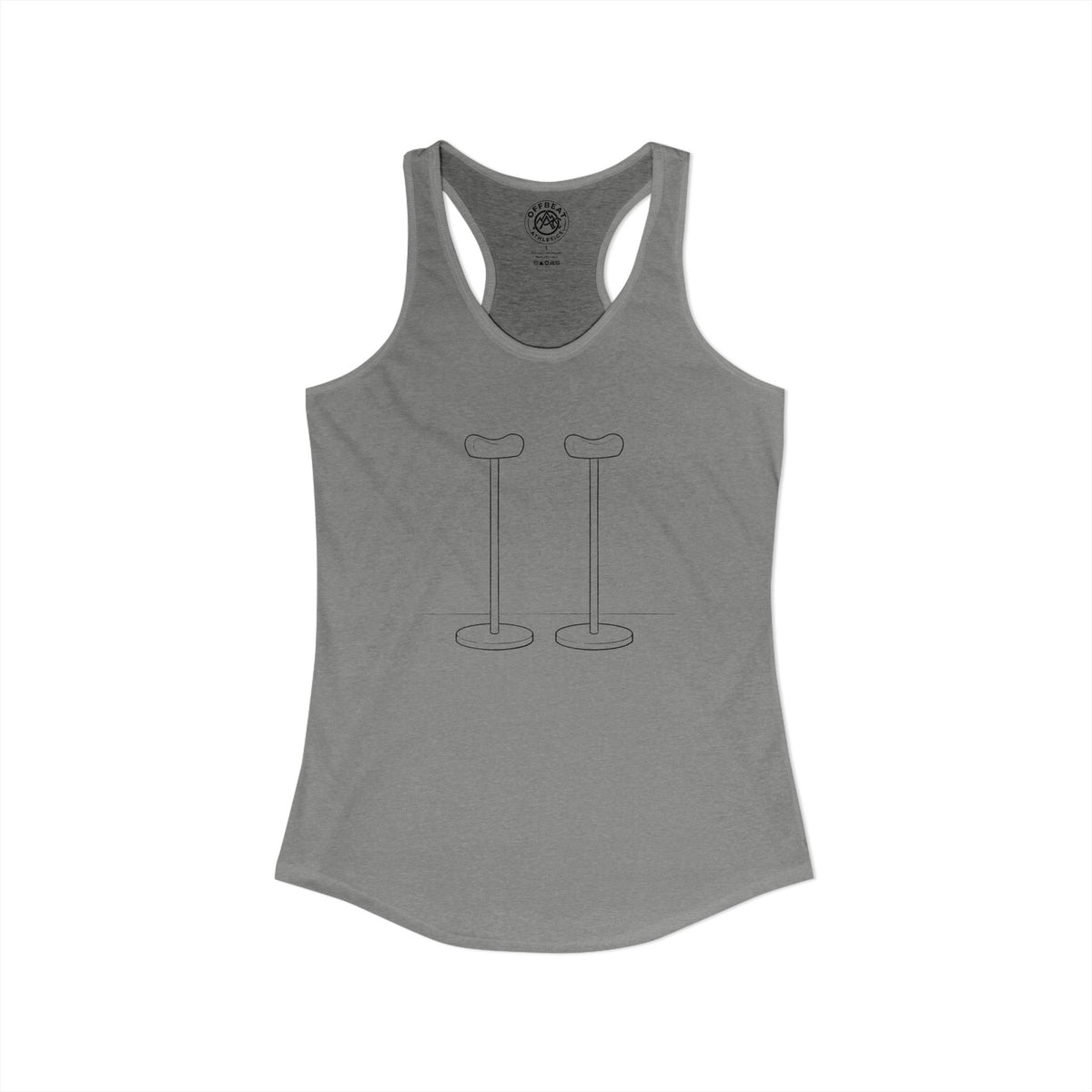 Women's Minimalist Handbalancing Canes Racerback Tank