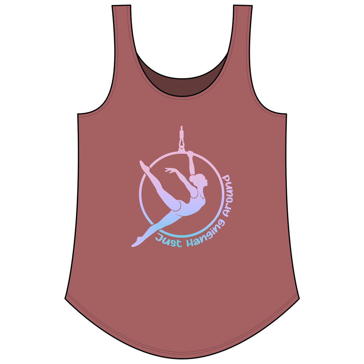 Aerial Silhouette Tank — "Just Hanging Around" Festival Tank Top