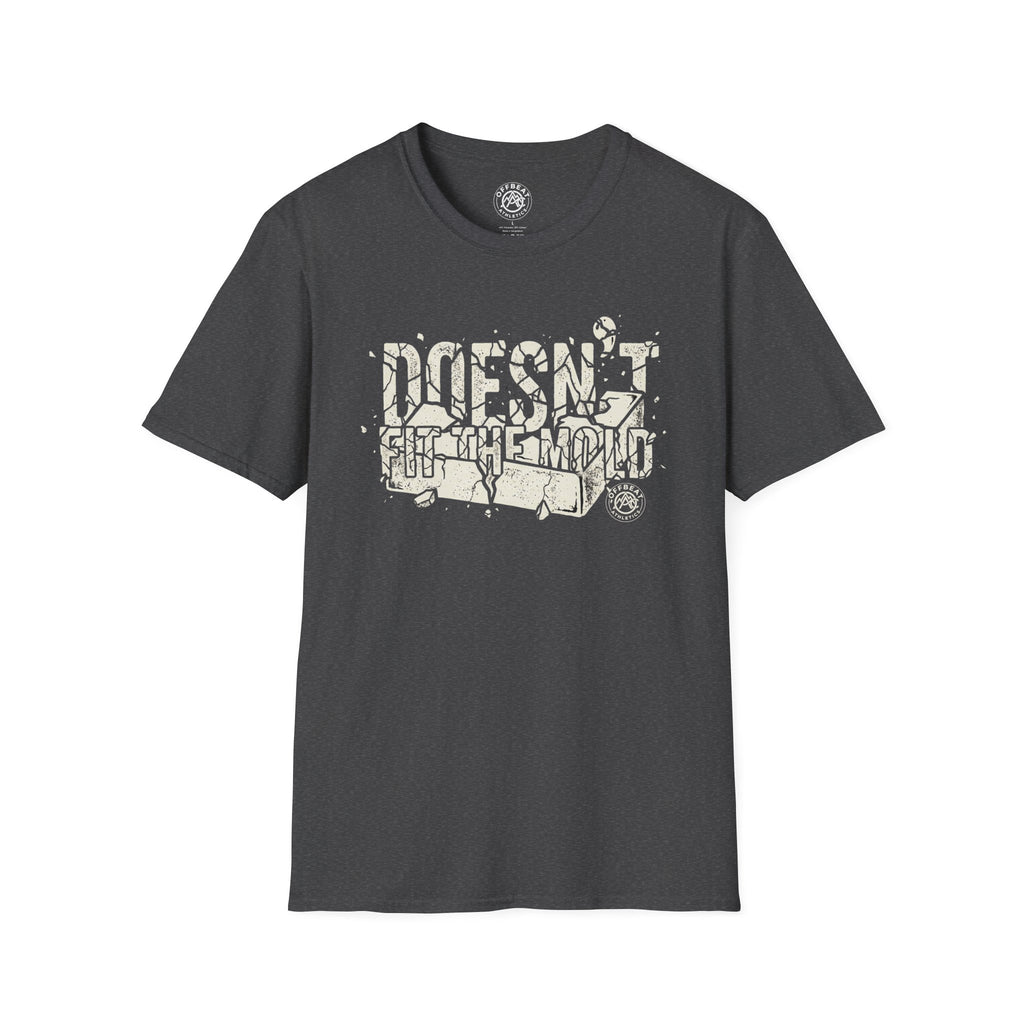 Doesn't Fit the Mold Logo T-Shirt — Vintage Rebellious Statement Tee