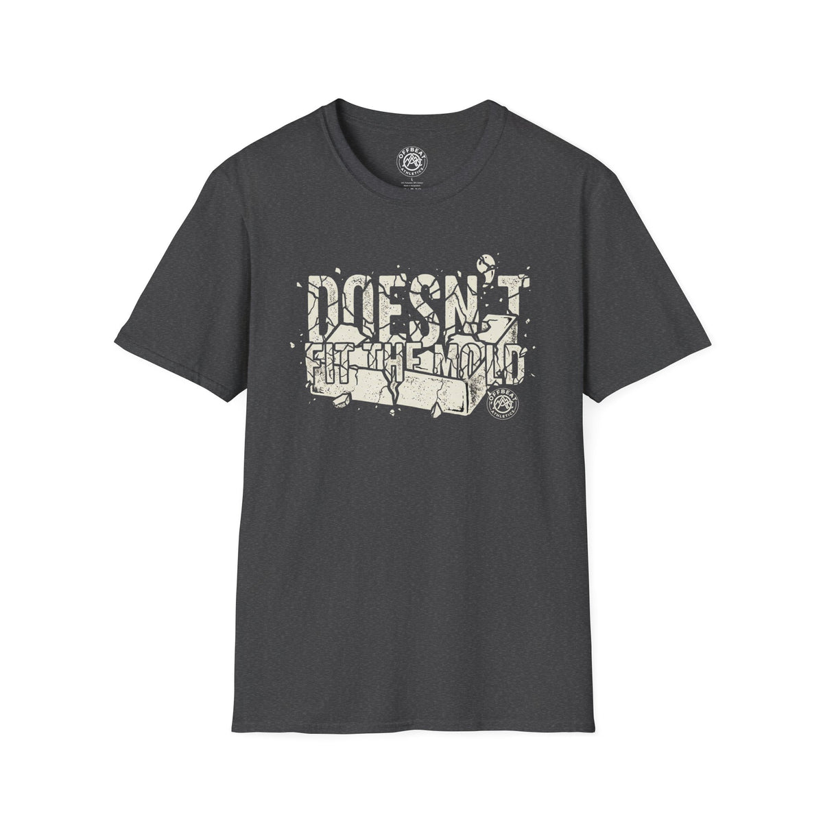Doesn't Fit the Mold Logo T-Shirt — Vintage Rebellious Statement Tee