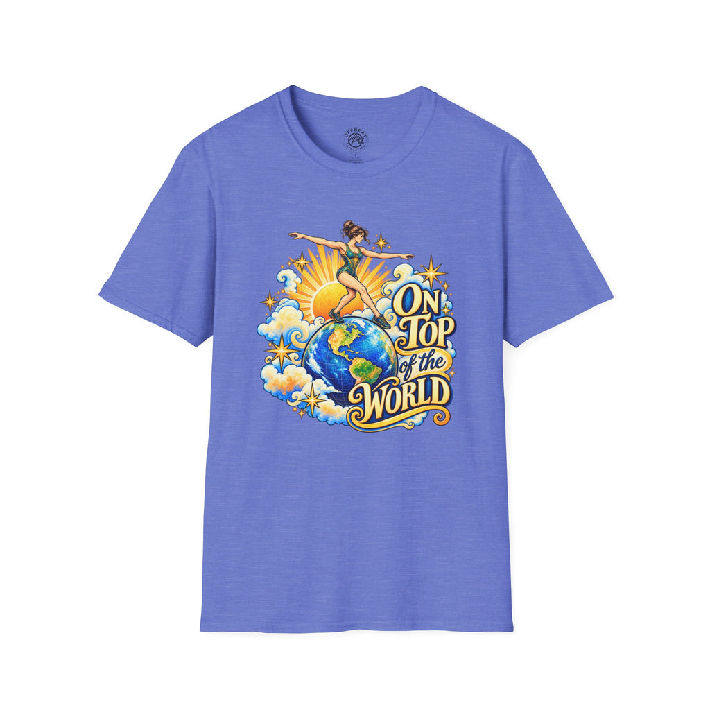 On Top of the World Female Rolling Globe Balance T-Shirt