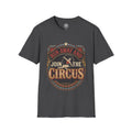 Circus Graphic T-Shirt — "Run Away and Join the Circus" Vintage Poster Tee