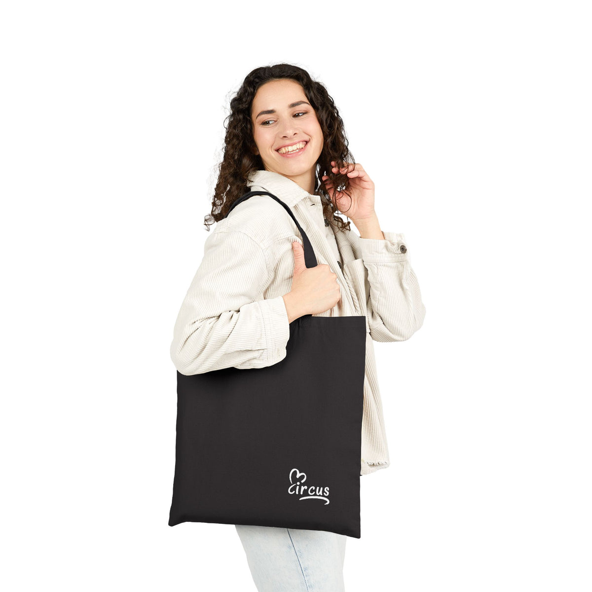 Tote Bag — "Fly High" Gradient Script Canvas Tote