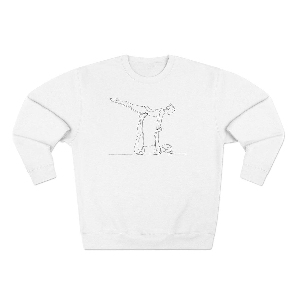Risley Line Art | Female Base & Female Flyer Crewneck Sweatshirt